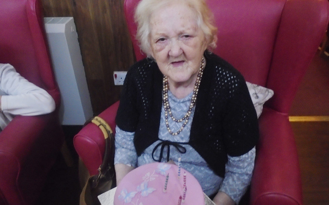 Happy birthday to Joan at The Old Downs Residential Care Home