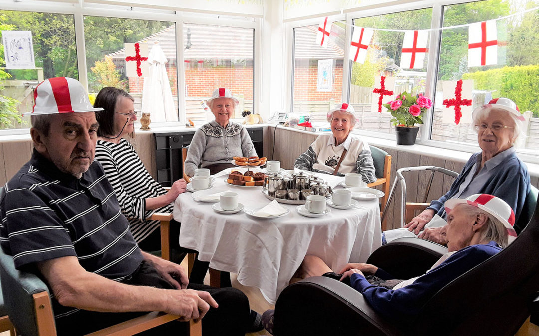 Residents enjoy springtime activities at The Old Downs Residential Care Home