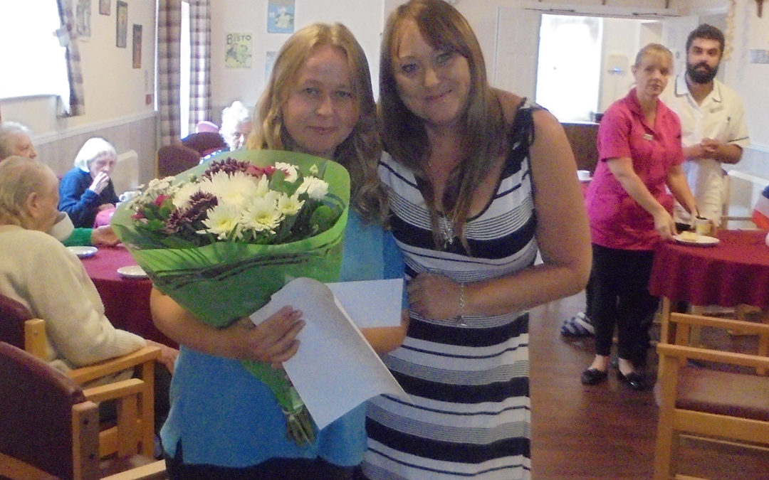Vira at The Old Downs Residential Care Home wins Employee of the Month