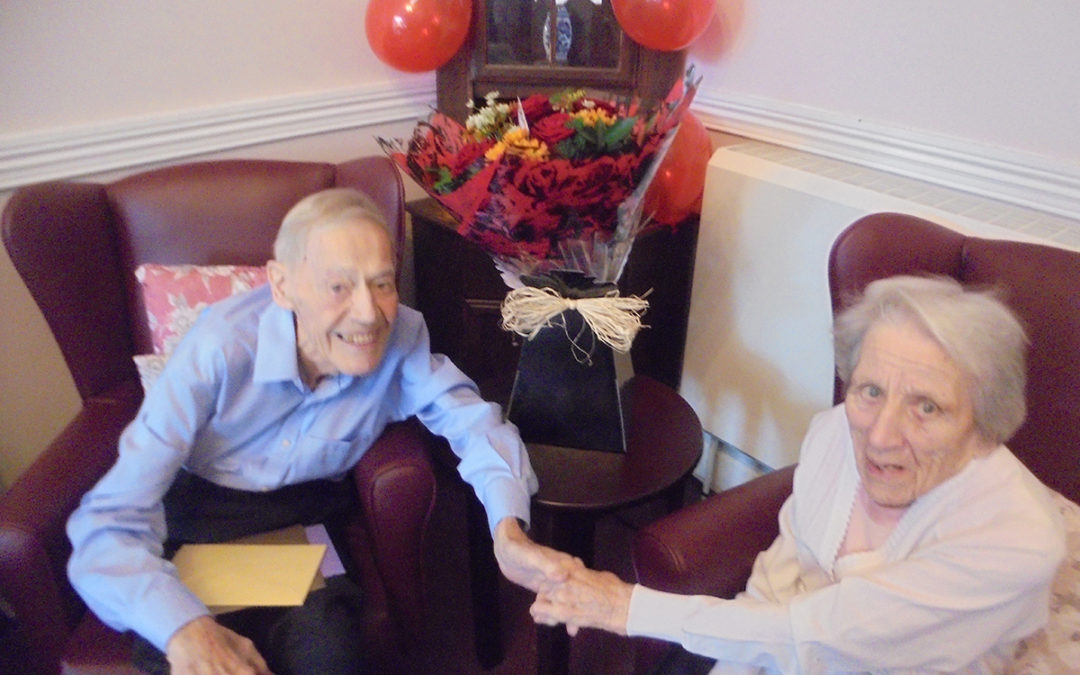 Special wedding anniversary celebrations at The Old Downs Residential Care Home