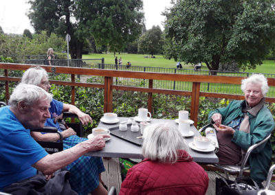 The Old Downs Residential Care Home residents at Hall Place and Gardens in August 2019 1 of 2