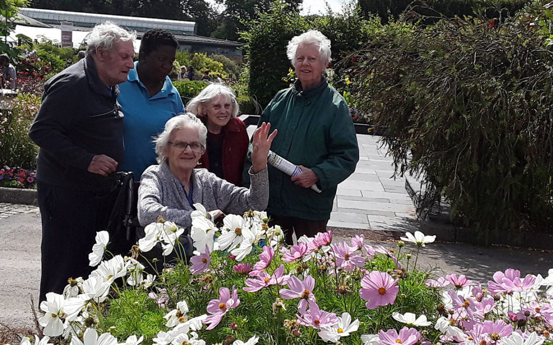 The Old Downs Residential Care Home residents enjoy Hall Place
