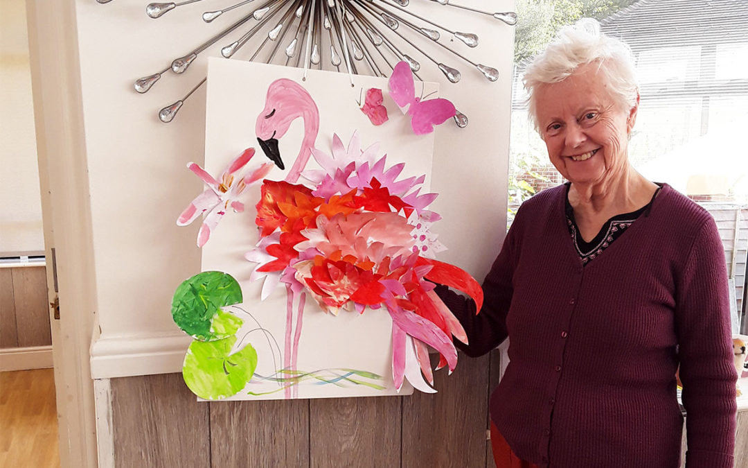 Creative crafts and baking at The Old Downs Residential Care Home