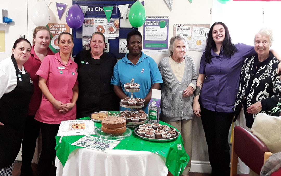 Macmillan coffee morning at The Old Downs Residential Care Home