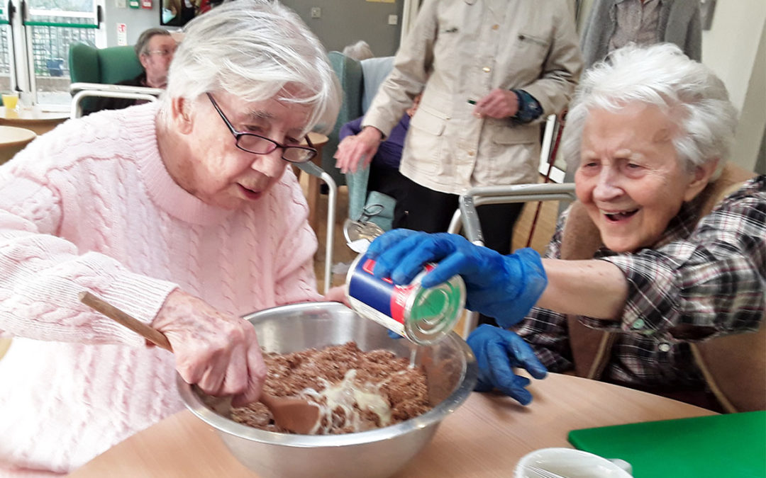 Christmas truffle making at The Old Downs Residential Care Home