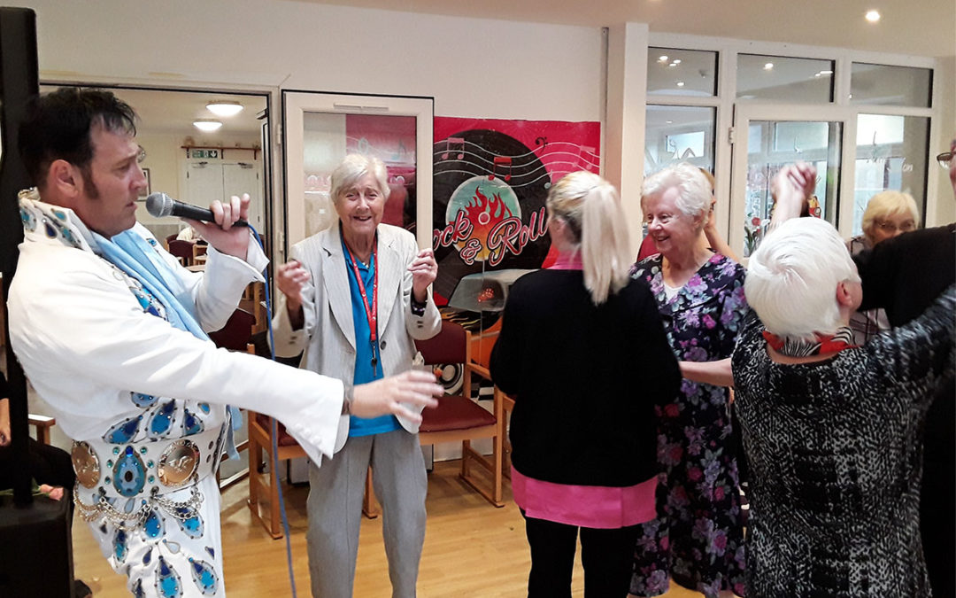 Elvis Presley tribute at The Old Downs Residential Care Home