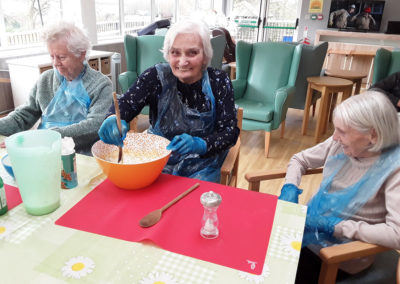 Baking soda bread on St Patricks Day at The Old Downs 1