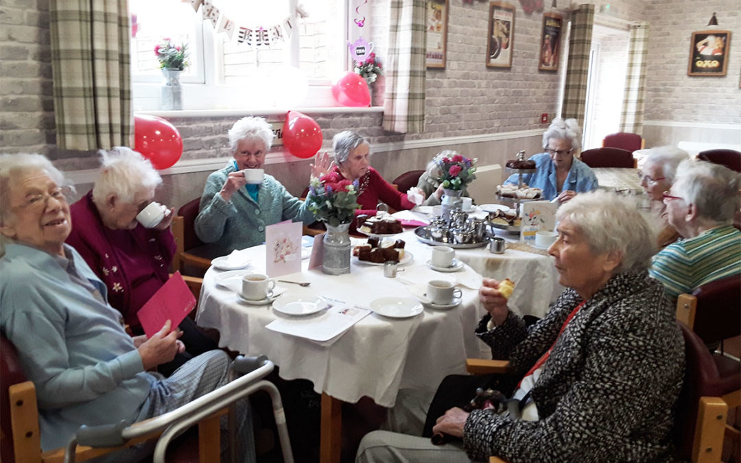 The Old Downs Residential Care Home residents celebrate Mothers Day