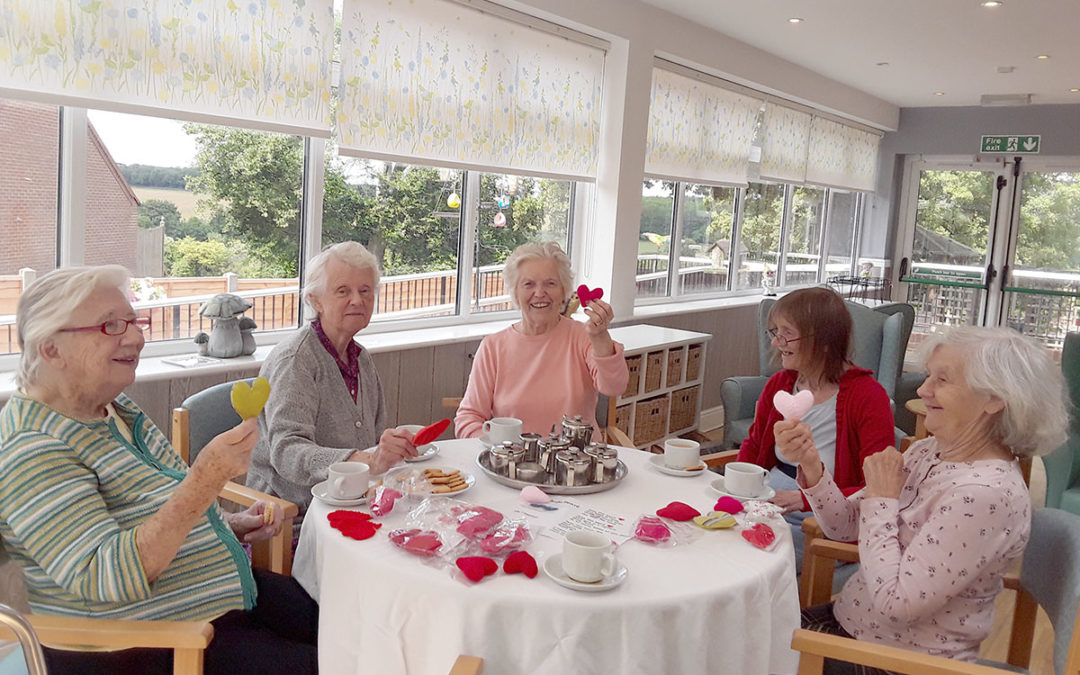 The Old Downs Residential Care Home hosts Share a Heart coffee morning