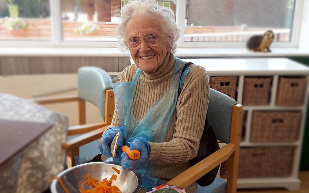 Doreen lends a helping hand at The Old Downs Residential Care Home