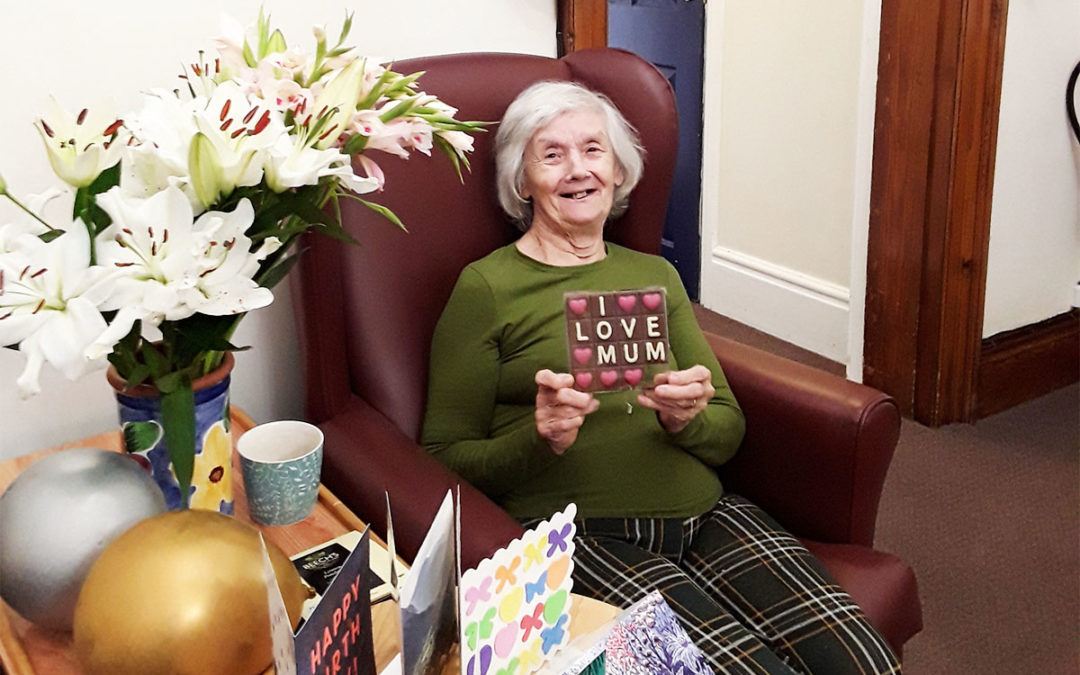 The Old Downs Residential Care Home wishes Cynthia a happy birthday