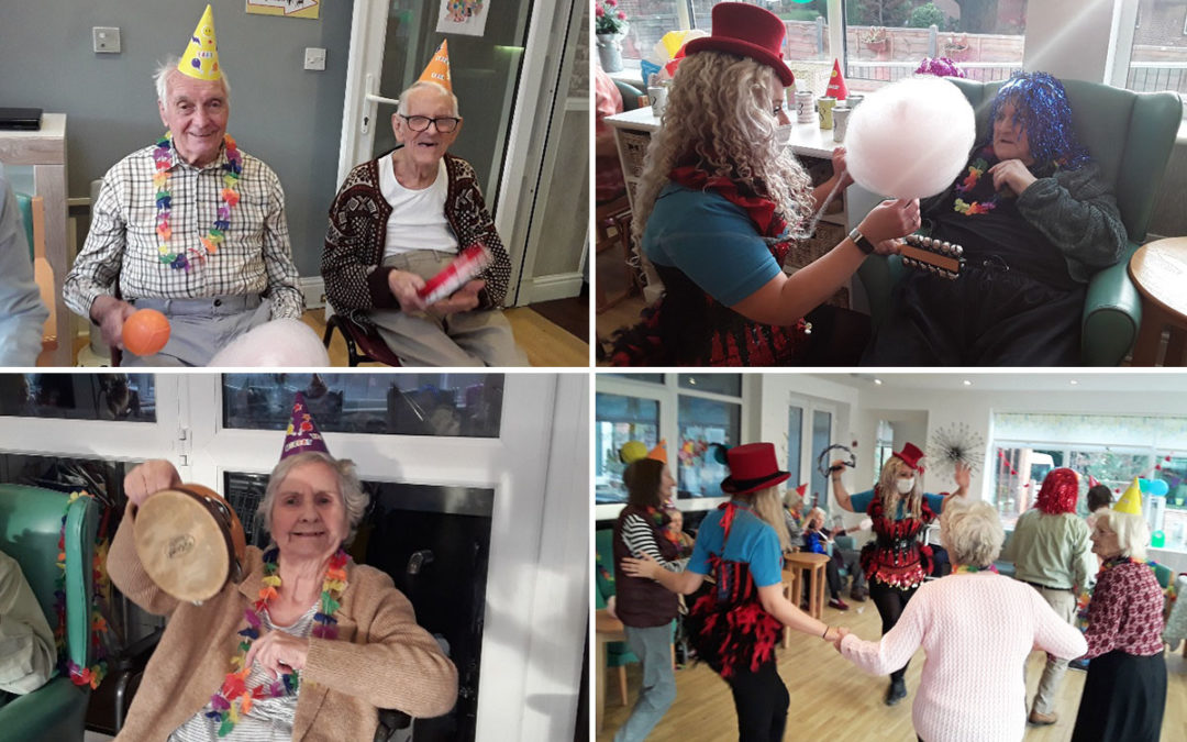 Carnival Party fun at The Old Downs Residential Care Home