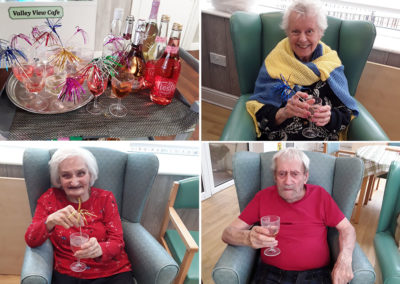 Film afternoon with cocktails at The Old Downs Residential Care Home