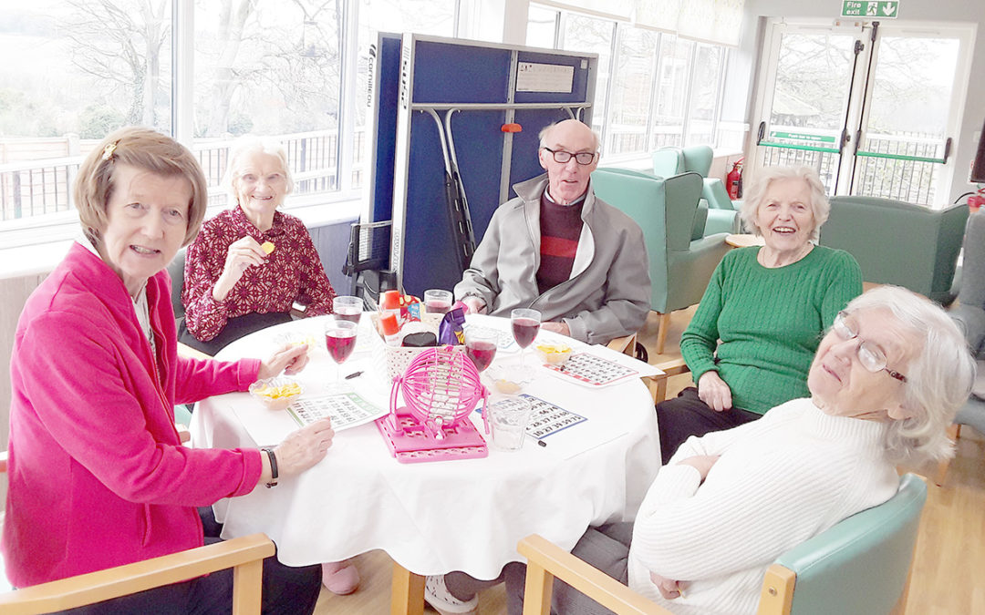 Lucky sevens at The Old Downs Residential Care Home