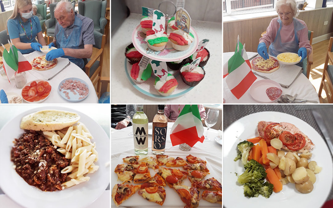 A delicious day in Italy at The Old Downs Residential Care Home