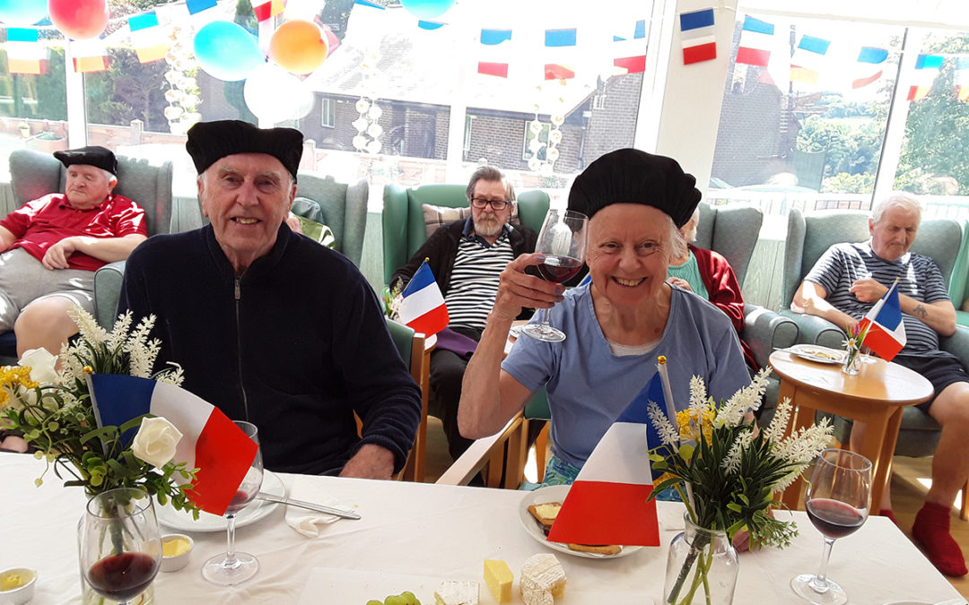 The Old Downs Residential Care Home residents cruise to France