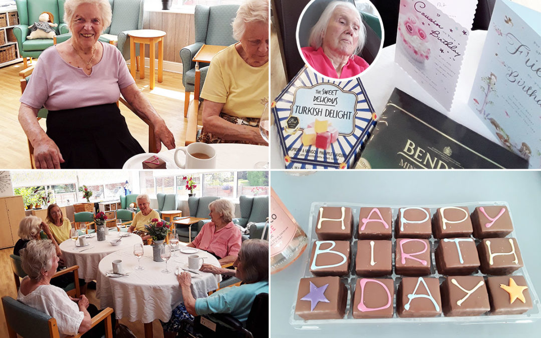 Birthday celebrations at The Old Downs Residential Care Home