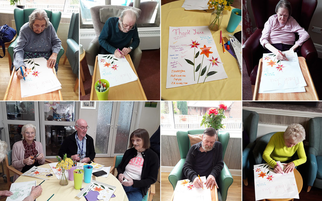 World Letter Writing Day at The Old Downs Residential Care Home