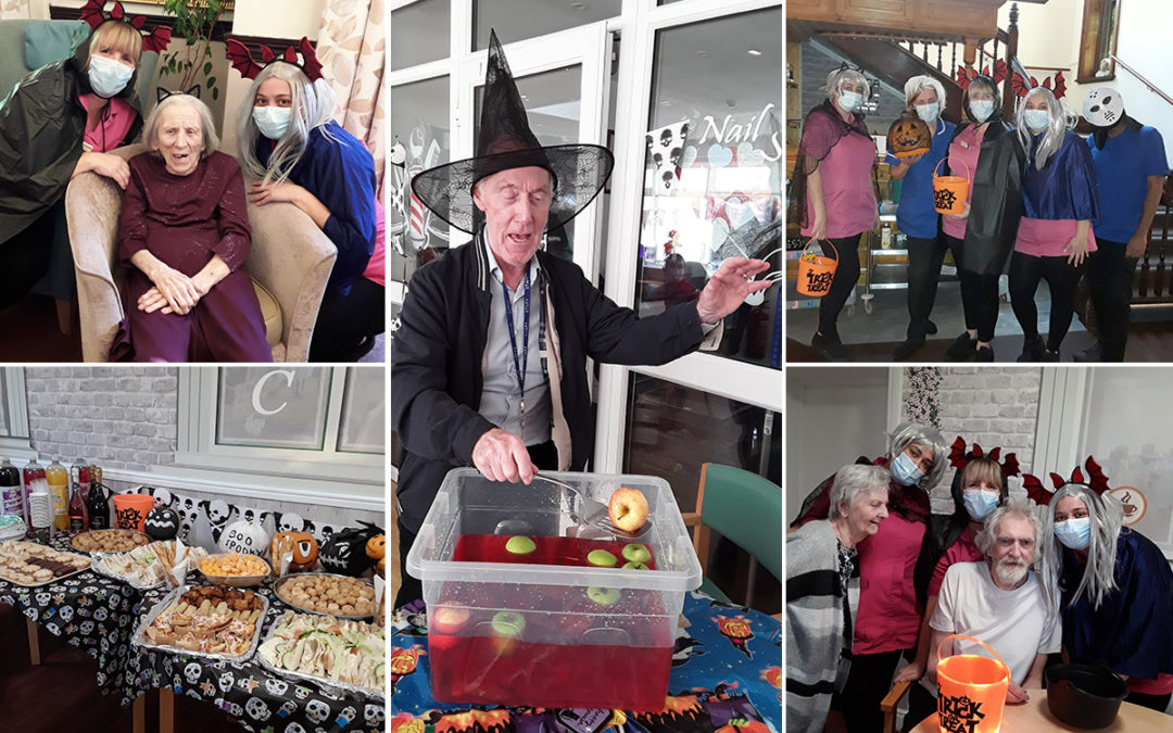 Halloween games and treats at The Old Downs Residential Care Home