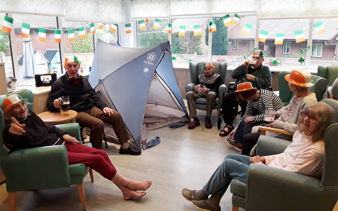 Camping in Ireland at The Old Downs Residential Care Home