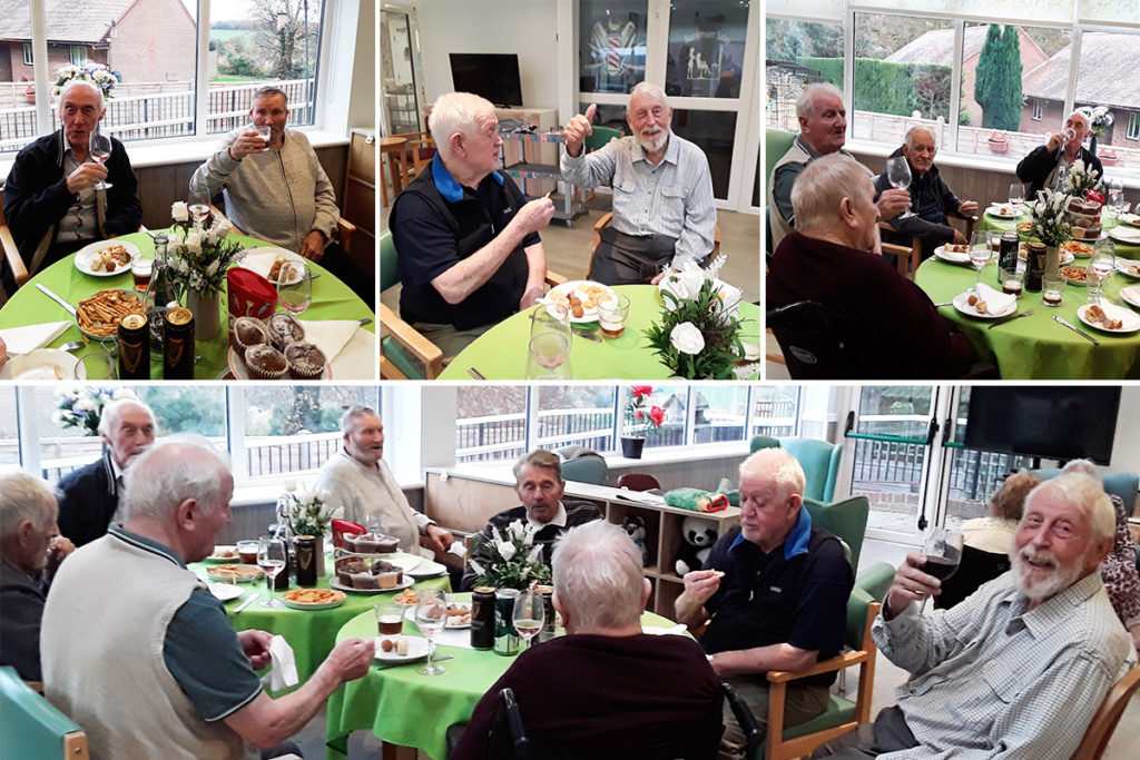 International Men's Day party at The Old Downs Residential Care Home