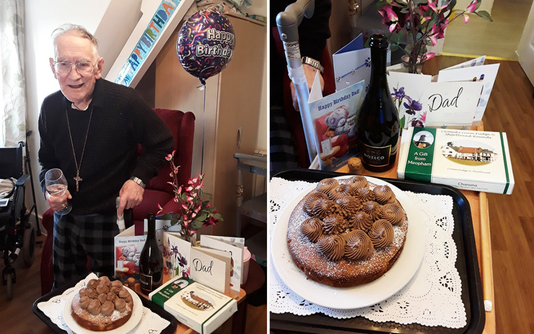 Brian turns 81 at The Old Downs Residential Care Home