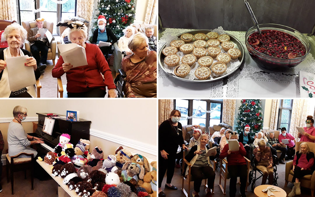 Carols and mince pies at The Old Downs Residential Care Home