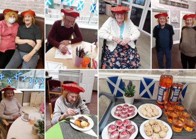 Scottish celebrations at The Old Downs Residential Care Home