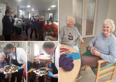 Valentine's Day and Knit and natter at The Old Downs Residential Care Home