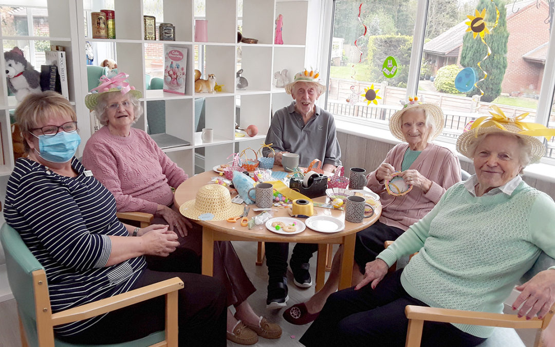 Easter preparations at The Old Downs Residential Care Home