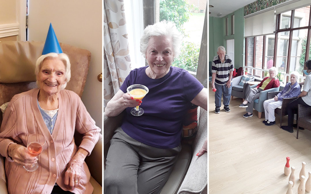 Celebrations and games at The Old Downs Residential Care Home