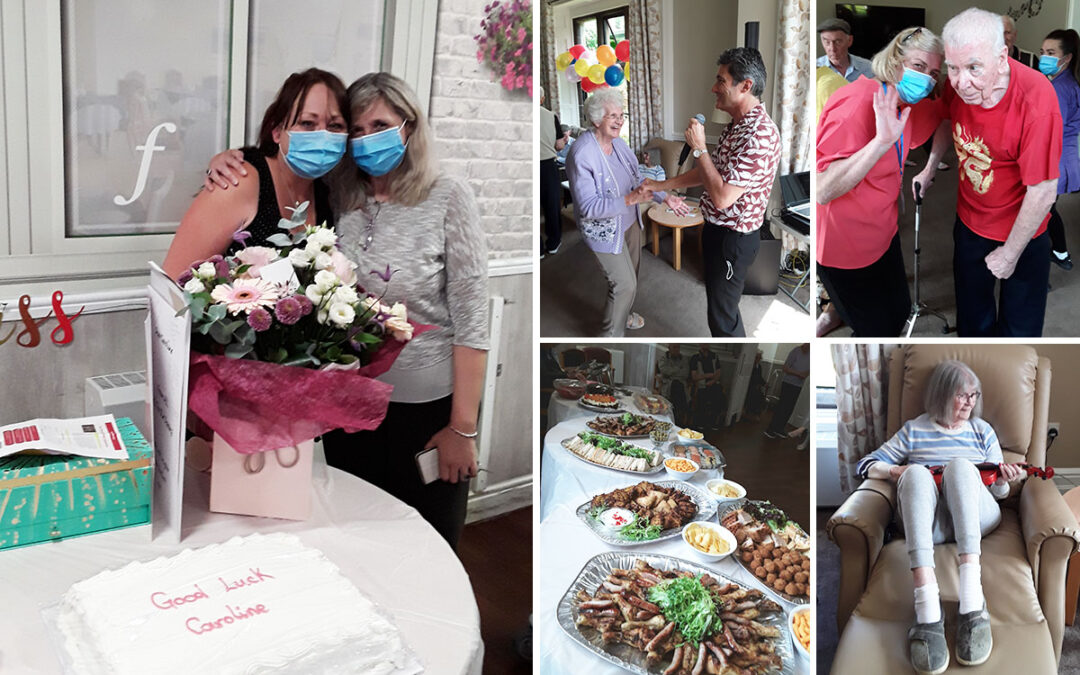 A fond farewell to Caroline at The Old Downs Residential Care Home