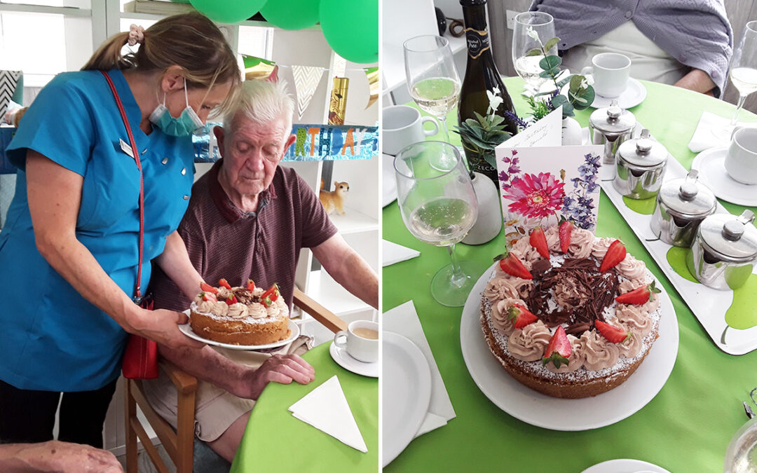 Birthday wishes for Don at The Old Downs Residential Care Home