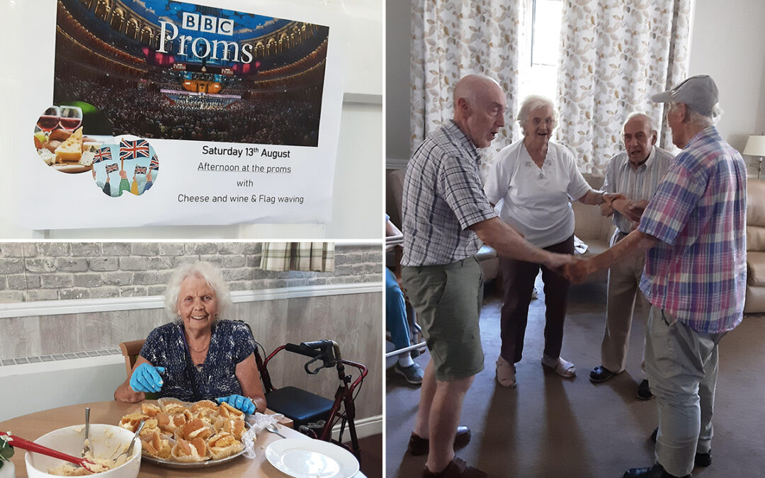 The Old Downs Residential Care Home celebrates the last night at The Proms