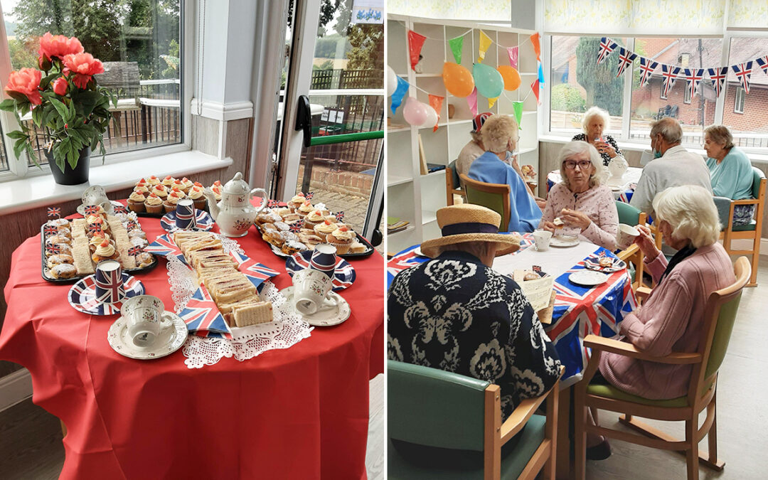 The Old Downs Residential Care Home garden tea party