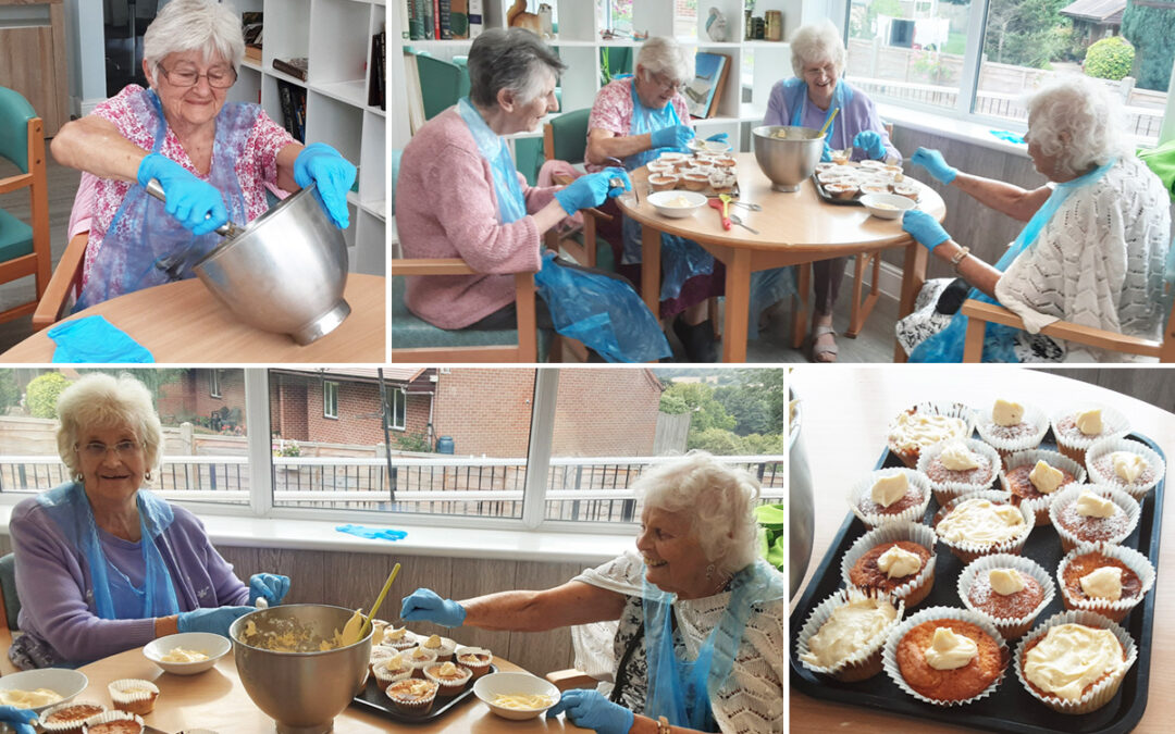 Cake making and musical bingo at The Old Downs Residential Care Home