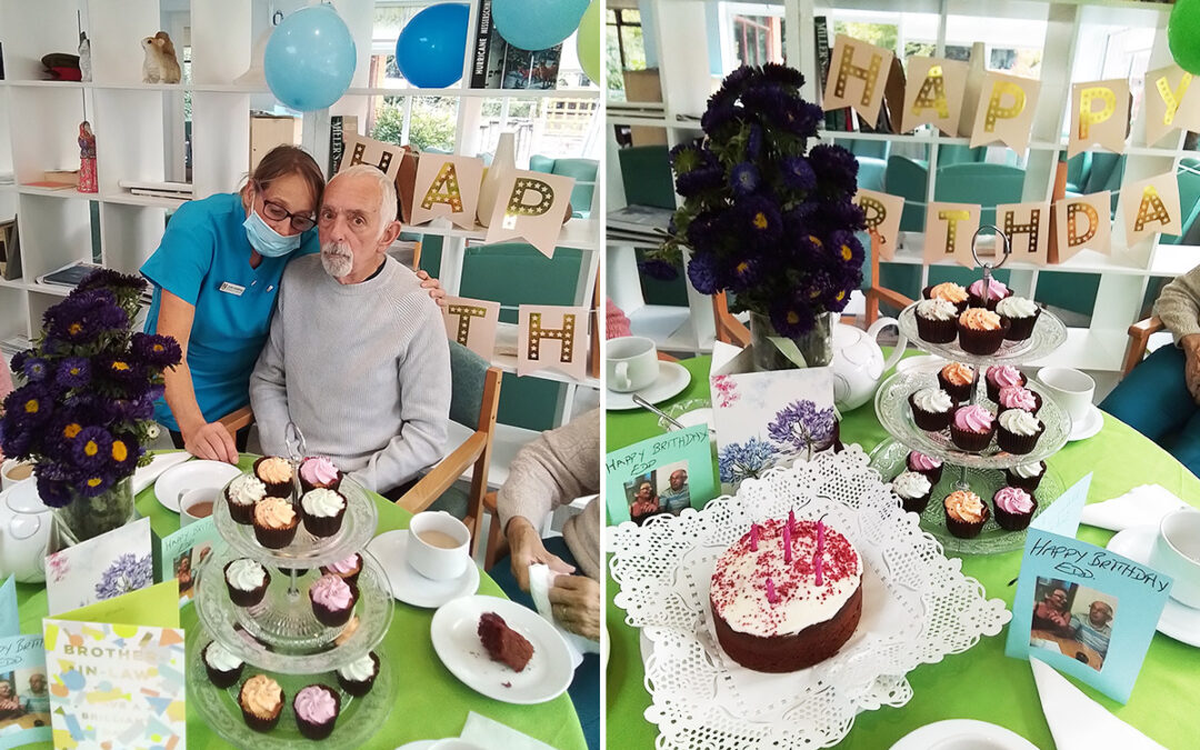 Happy birthday to Edward at The Old Downs Residential Care Home