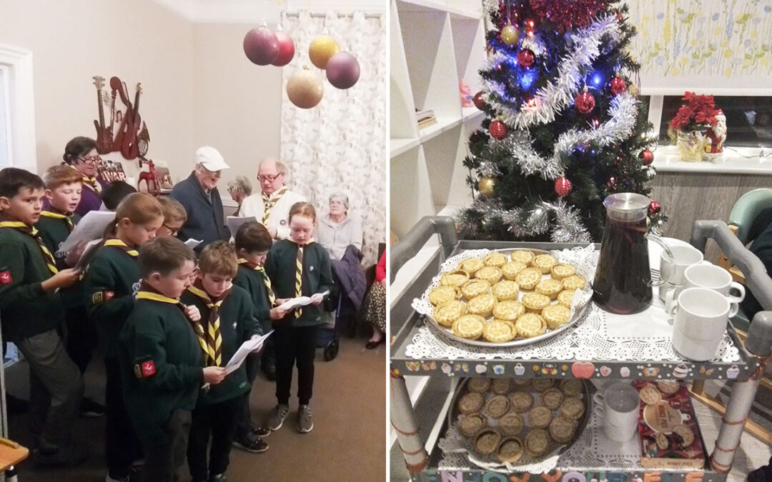 Carols with the Scouts at The Old Downs Residential Care Home