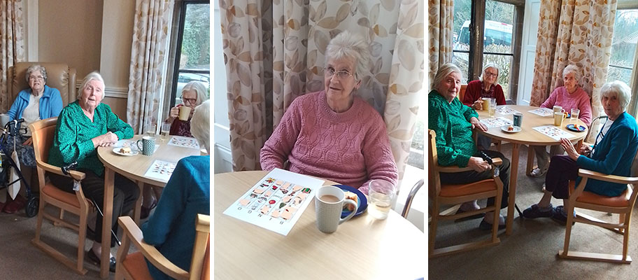 Bingo game at The Old Downs Residential Care Home