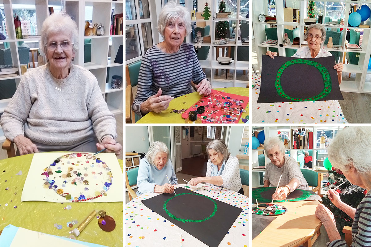 Creativity session at The Old Downs Residential Care Home