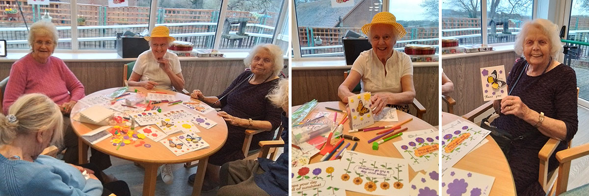 Thank you crafts at The Old Downs Residential Care Home 