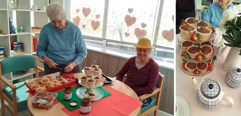 World Nutella Day cupcake decorating and tea party at The Old Downs Residential Care Home