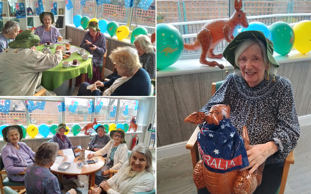 Burns Night and Australia Day at The Old Downs Residential Care Home