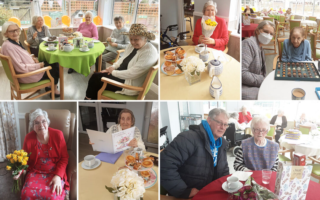 Mothers Day coffee morning at The Old Downs Residential Care Home