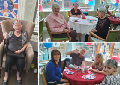 Coronation day at The Old Downs Residential Care Home