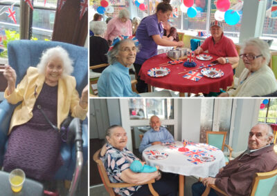 Coronation fun at The Old Downs Residential Care Home