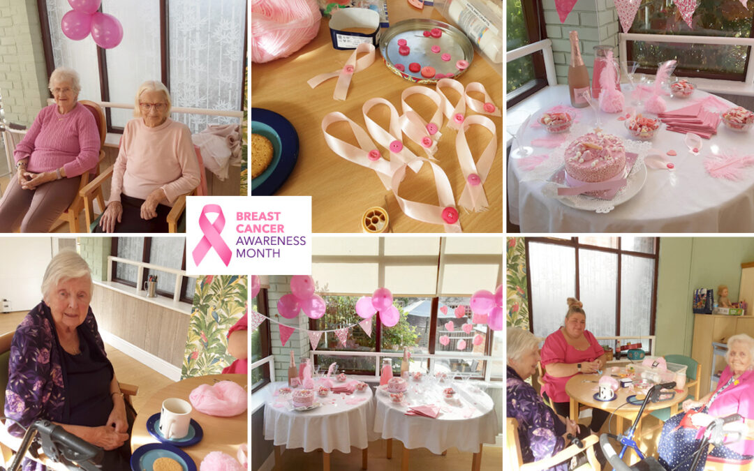 Breast Cancer Awareness at The Old Downs Residential Care Home