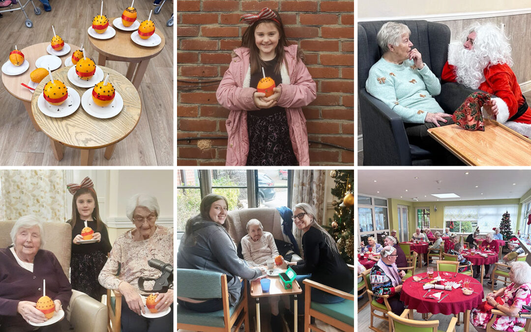 Christmas celebrations at The Old Downs Residential Care Home