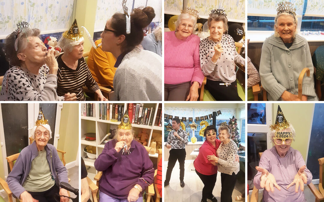New Years Eve celebrations at The Old Downs Residential Care Home