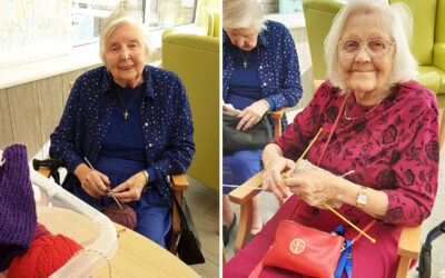 Knit and Natter at The Old Downs Residential Care Home